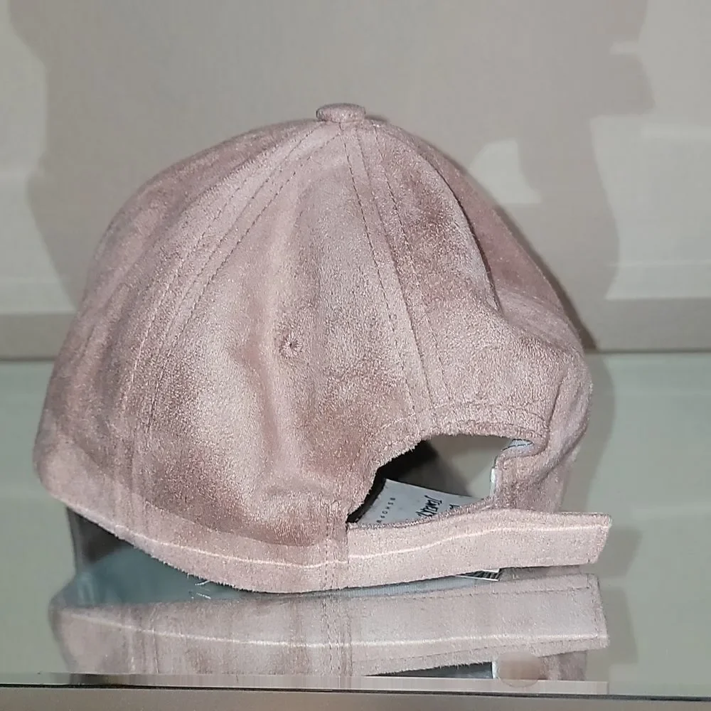 Faux Suede baseball caps